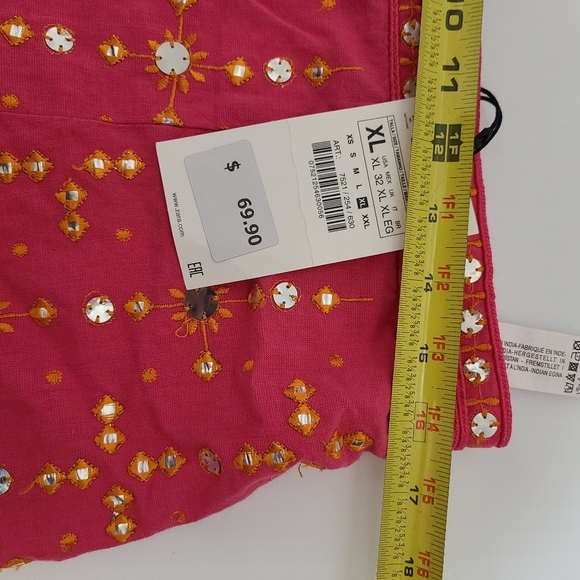 ZARA SHORTS WITH EMBROIDERY FUCHIA COLOR | 7521/254/630 - Picture 13 of 15